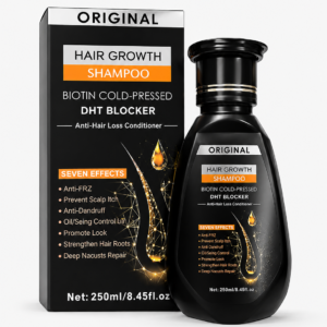 Original Hair Growth Shampoo (250ml)  Biotin Cold-Pressed DHT Blocker & Anti-Hair Loss Formula