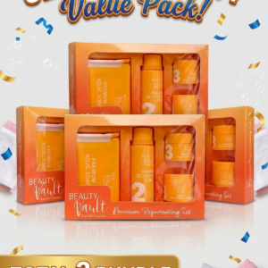 Beauty Vault Premium Rejuvenating Set - Ultimate 3 Pieces Bundle