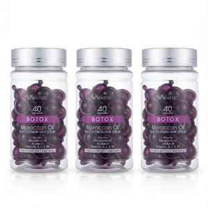 Botox Moroccan Oil Multivitamin Hair Serum - 40 Capsules 3 pieces value Pack