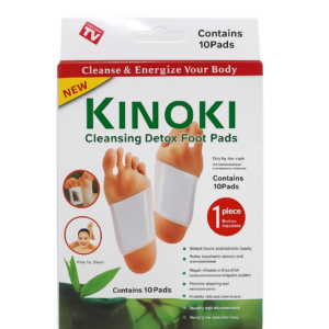 KINOKI Cleansing Detox Foot Pads 10 Pads Natural Overnight Foot Patch