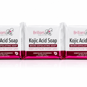 Brilliant Skin Kojic Acid Soap – Micro-Exfoliating Soap (3 Pieces)