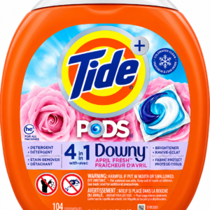 Tide PODS 4-in-1 Downy April Fresh Laundry Detergent – 104 Pods 2.49 kg